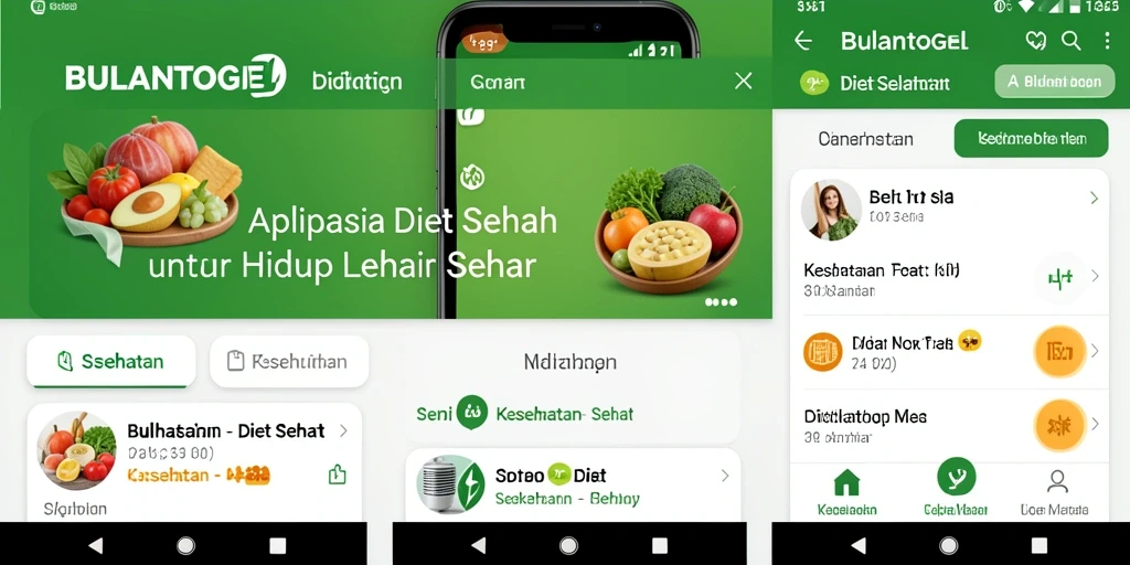 Tampilan antarmuka BULANTOGEL yang sederhana dan informatif.