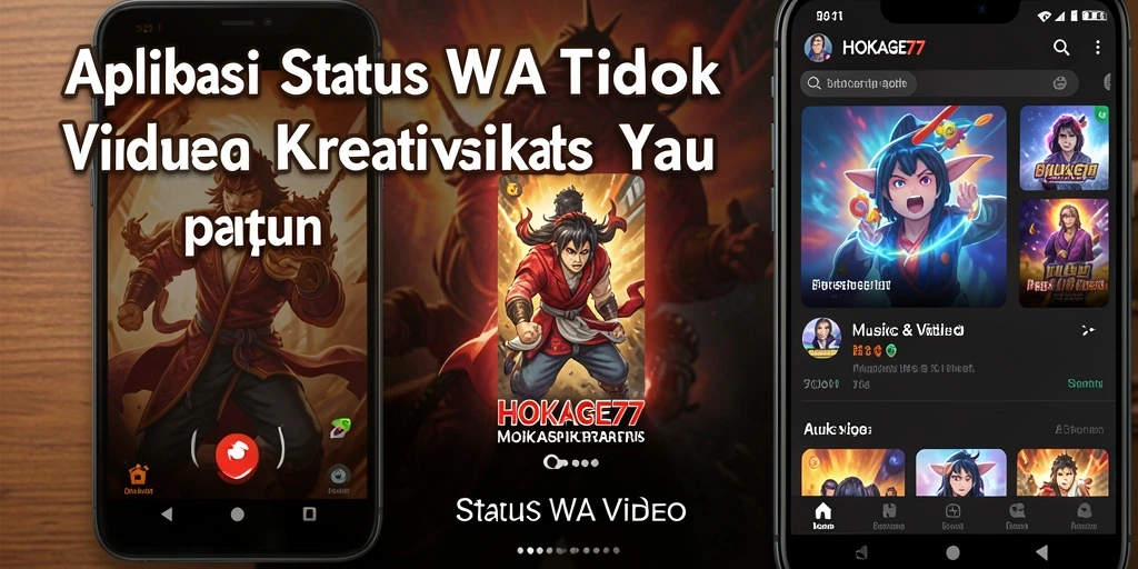 Tampilan utama HOKAGE77 dengan berbagai pilihan video menarik.