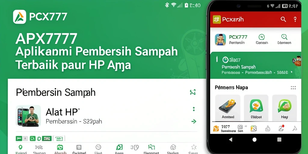 Tampilan antarmuka PCX777 menunjukkan kemudahan penggunaan fungsi Pembersih Sampah.