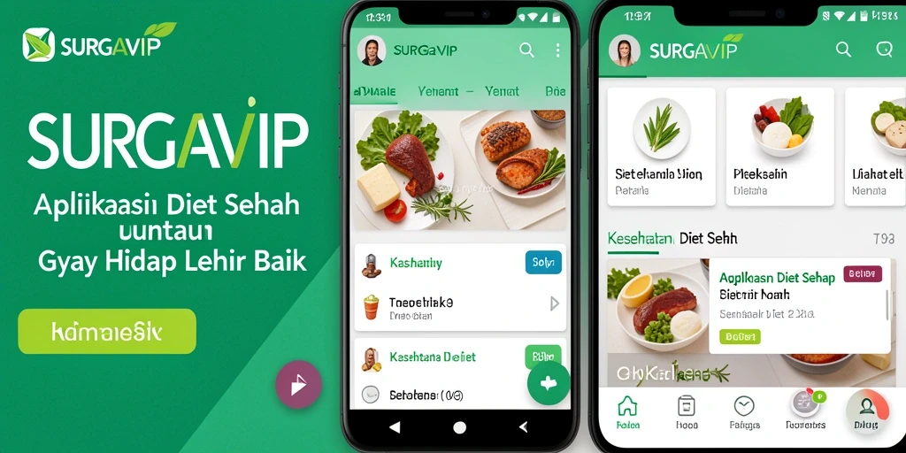Antarmuka aplikasi SURGAVIP yang intuitif dan ramah pengguna.