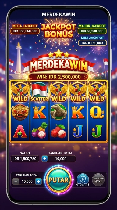 merdekawin tampilan beranda